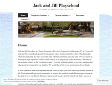 Tablet Screenshot of jackandjillplayschool.wordpress.com