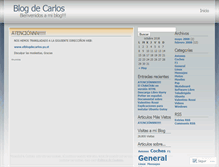 Tablet Screenshot of carlos93.wordpress.com