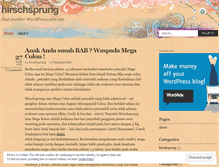 Tablet Screenshot of hirschsprung.wordpress.com
