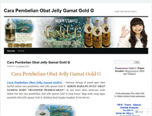 Tablet Screenshot of carapembelianobatjellygamatgoldgherbalblog.wordpress.com