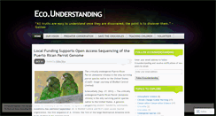 Desktop Screenshot of ecounderstanding.wordpress.com
