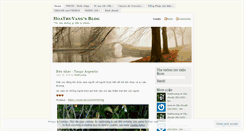 Desktop Screenshot of hoathuvang.wordpress.com