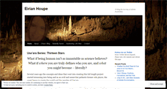 Desktop Screenshot of eirianhoupe.wordpress.com