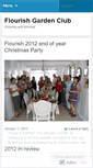 Mobile Screenshot of flourishgardenclub.wordpress.com