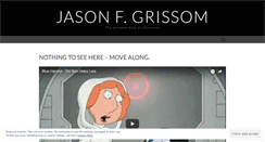 Desktop Screenshot of jfgrissom.wordpress.com