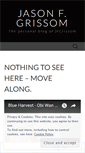 Mobile Screenshot of jfgrissom.wordpress.com