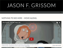 Tablet Screenshot of jfgrissom.wordpress.com