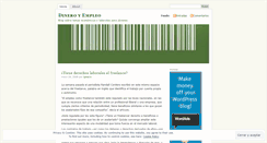 Desktop Screenshot of dineroytrabajo.wordpress.com
