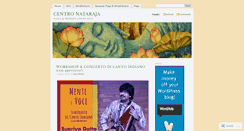Desktop Screenshot of centroyoganataraja.wordpress.com