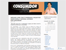 Tablet Screenshot of consumidoremfoco.wordpress.com