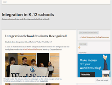 Tablet Screenshot of mnschoolintegration.wordpress.com