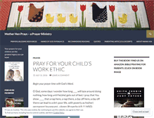 Tablet Screenshot of mamahenprays.wordpress.com