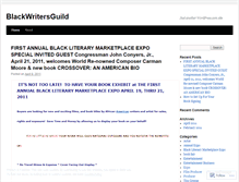 Tablet Screenshot of blackwritersguild.wordpress.com