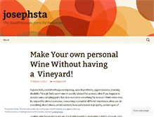 Tablet Screenshot of josephsta.wordpress.com