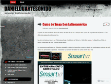 Tablet Screenshot of danielduartesonido.wordpress.com