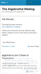 Mobile Screenshot of algebrahut.wordpress.com