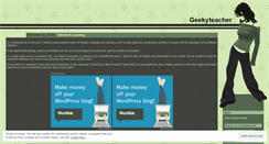 Desktop Screenshot of geekyteacher.wordpress.com