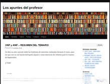 Tablet Screenshot of losapuntesdelprofesor.wordpress.com