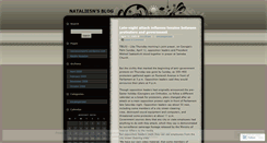 Desktop Screenshot of natalie5n.wordpress.com