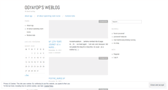 Desktop Screenshot of ogyayop.wordpress.com