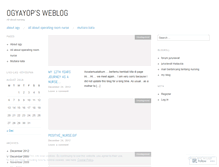 Tablet Screenshot of ogyayop.wordpress.com