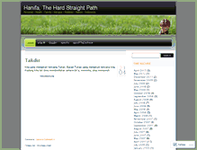 Tablet Screenshot of alihanifa.wordpress.com