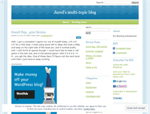 Tablet Screenshot of jared516.wordpress.com