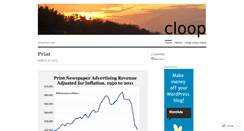 Desktop Screenshot of cloop.wordpress.com