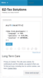 Mobile Screenshot of eztaxsolutionsinc.wordpress.com