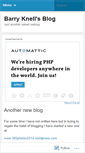 Mobile Screenshot of barryknell.wordpress.com
