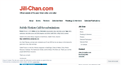Desktop Screenshot of jillchanwriter.wordpress.com