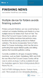 Mobile Screenshot of finishingnews.wordpress.com