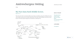 Desktop Screenshot of andrewburgess.wordpress.com