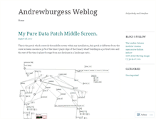 Tablet Screenshot of andrewburgess.wordpress.com