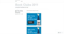 Desktop Screenshot of bookclubs2011.wordpress.com