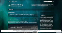 Desktop Screenshot of djflashard.wordpress.com