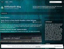 Tablet Screenshot of djflashard.wordpress.com