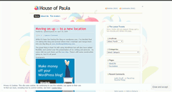 Desktop Screenshot of houseofpaula.wordpress.com