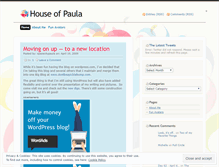 Tablet Screenshot of houseofpaula.wordpress.com