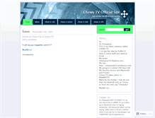 Tablet Screenshot of chewytv.wordpress.com