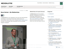 Tablet Screenshot of medienlotse.wordpress.com