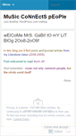 Mobile Screenshot of musiconnections.wordpress.com