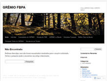 Tablet Screenshot of gremiofbpaimortaltricolor.wordpress.com
