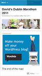 Mobile Screenshot of daviddublin2011.wordpress.com