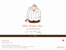 Tablet Screenshot of ofthebrighterside.wordpress.com