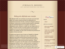 Tablet Screenshot of medeea1.wordpress.com