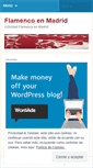 Mobile Screenshot of flamencoenmadrid.wordpress.com