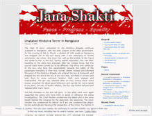 Tablet Screenshot of janashakti.wordpress.com