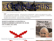 Tablet Screenshot of eccechristianus.wordpress.com