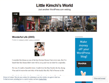 Tablet Screenshot of littlekimchi.wordpress.com